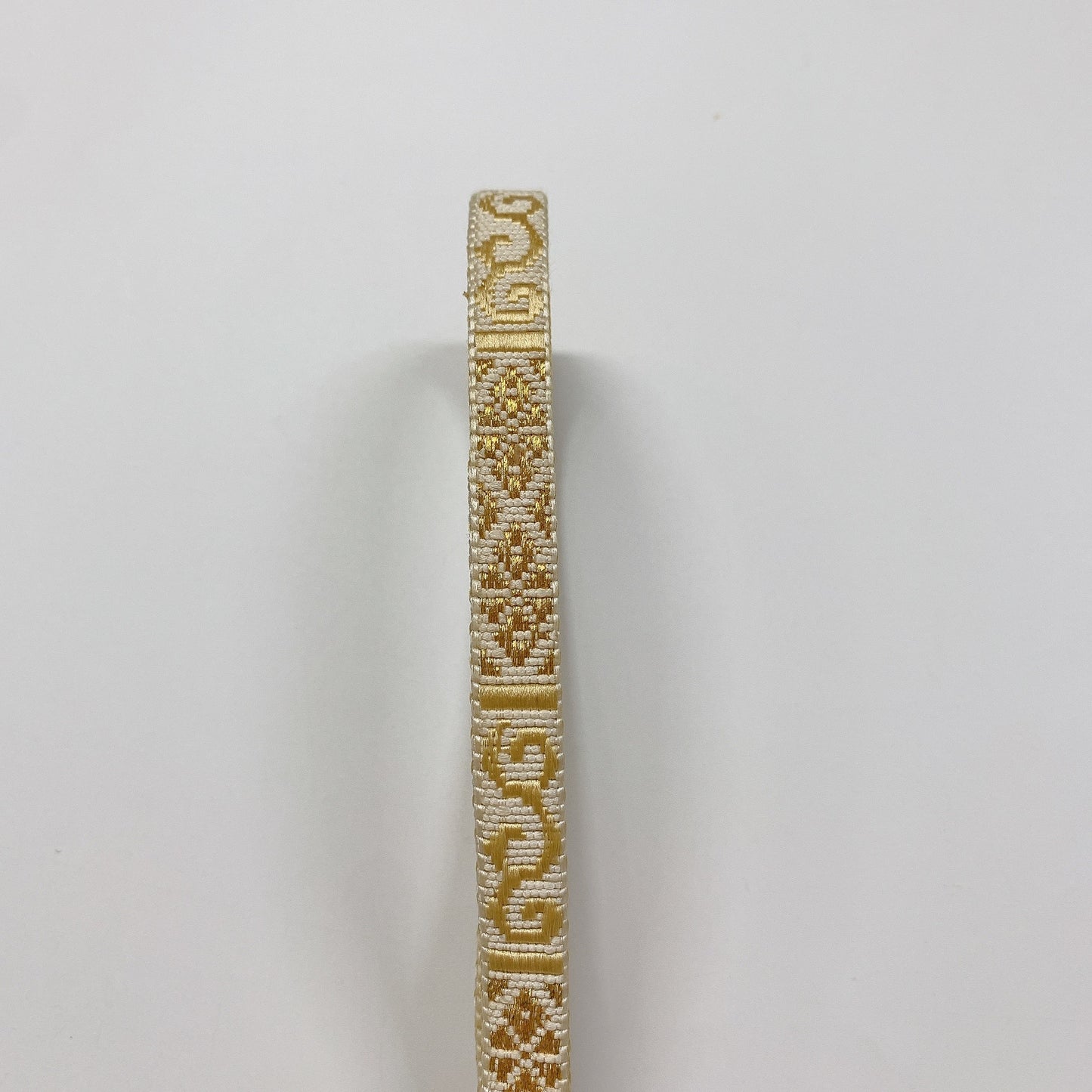 ［8731］帯締め 帯揚げ セット 色紙草花文様 金糸 正絹 着物 帯絞め