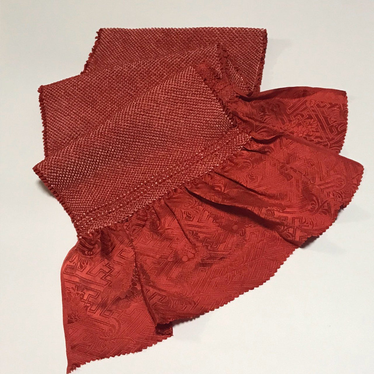 ［9960］帯締め 帯揚げ セット 美品 総絞り 金糸 正絹 着物 帯絞め 振袖 成人式