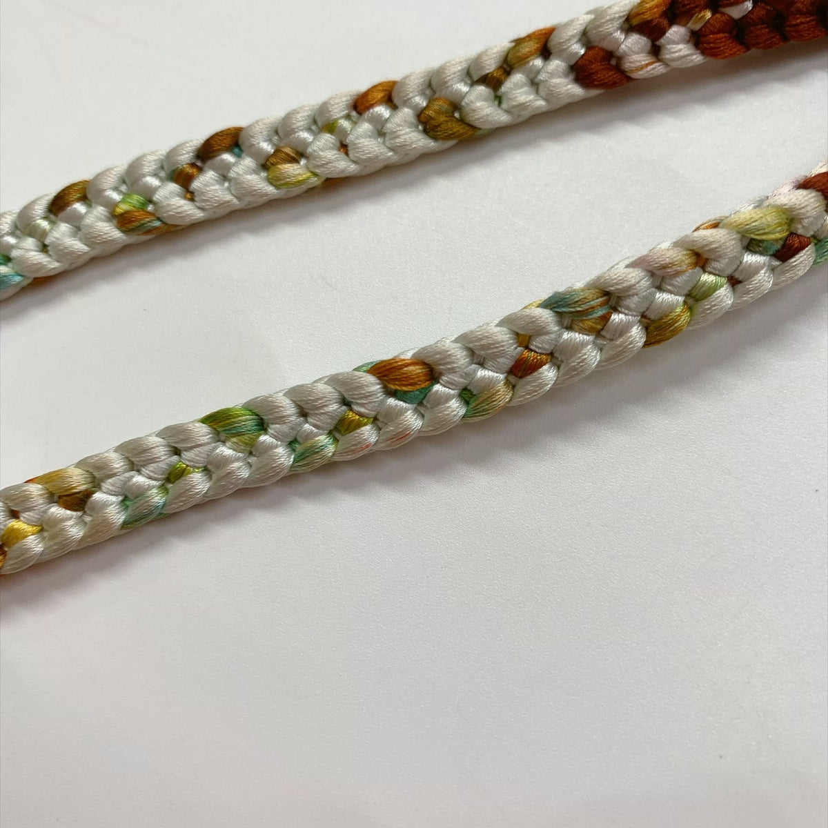 ［9872］帯締め 帯揚げ セット 花籬文様 白 絞り 正絹 着物 帯絞め