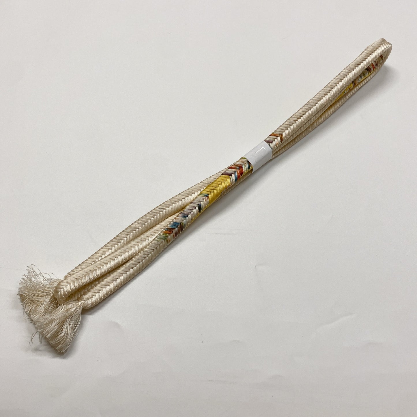 ［8619］帯締め 帯揚げ セット 扇亀甲地紋 絞り 正絹 着物 帯絞め