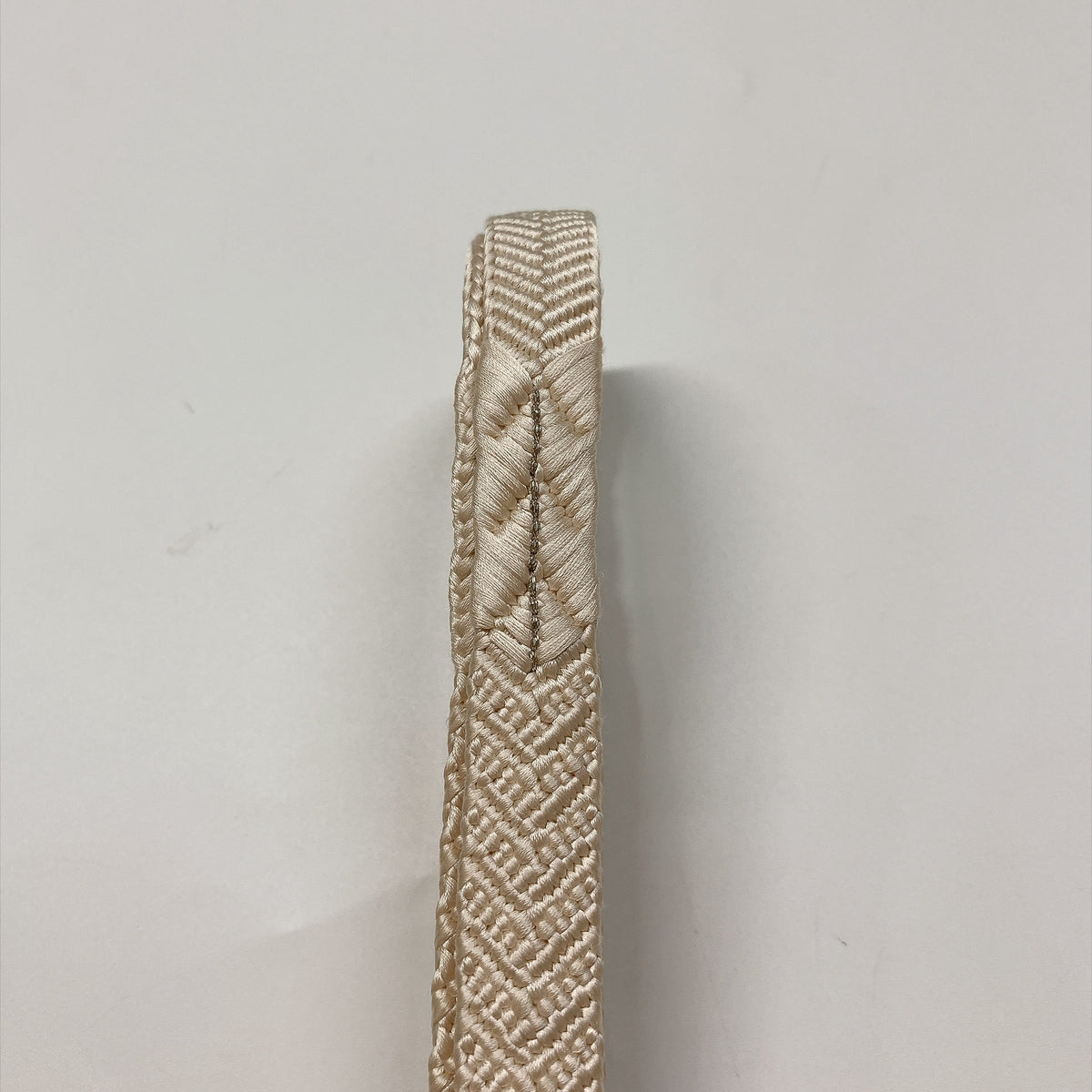 ［9853］帯締め 帯揚げ セット 紗綾形 銀糸 白 正絹 着物 帯絞め