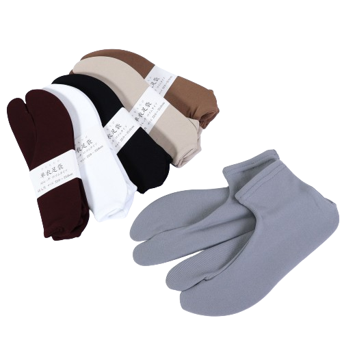 Tabi Socks Japanese Kimono Women's 8.6 to 9.8 in Nylon Ninja-Geta Sandals
