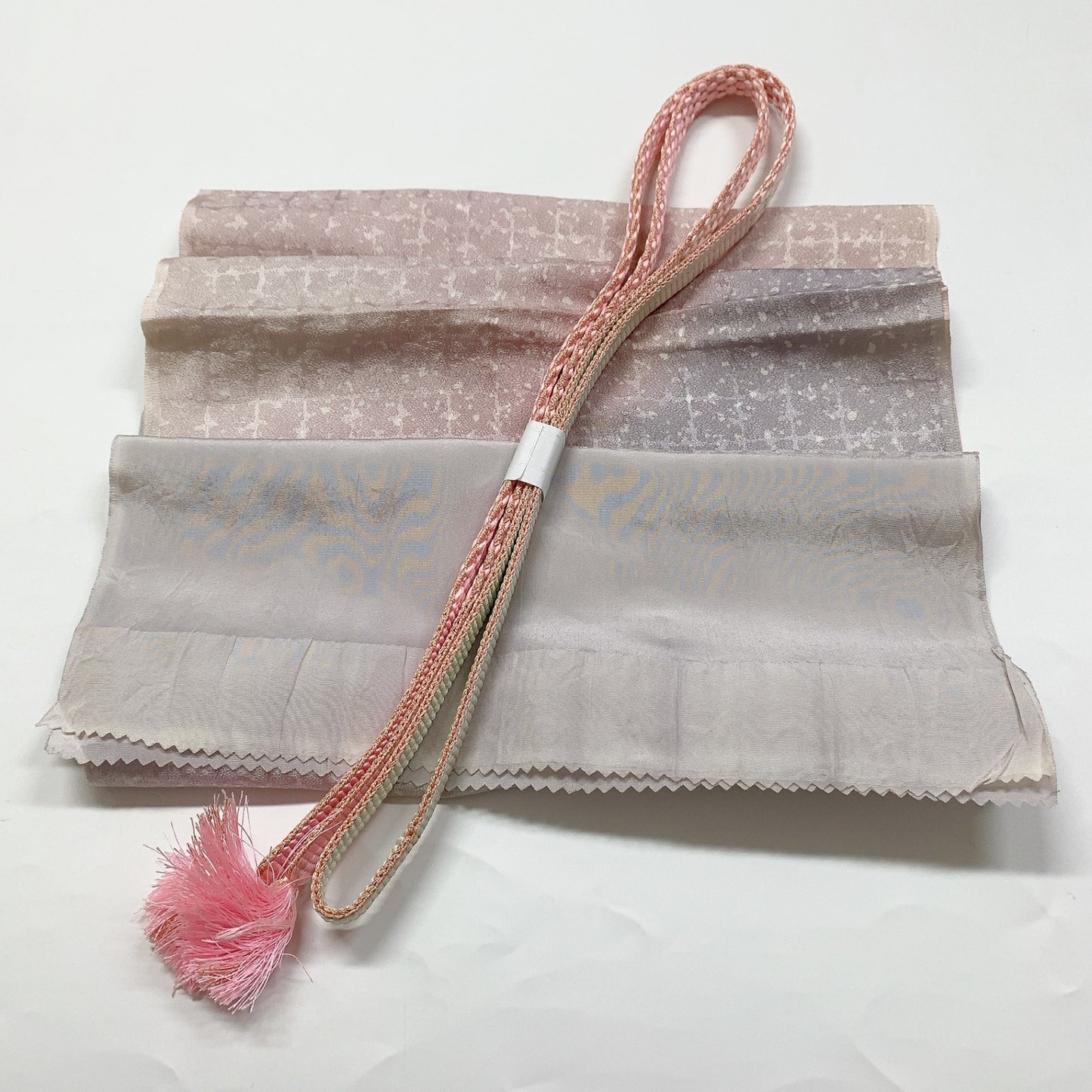 ［8637］帯締め 帯揚げ セット ぼかし染 正絹 着物 帯絞め