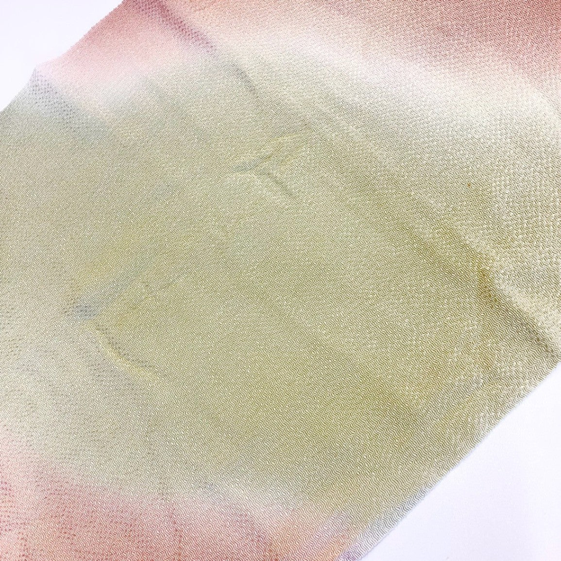 ［9213］帯締め 帯揚げ セット ぼかし染 縮緬  正絹 着物 帯絞め