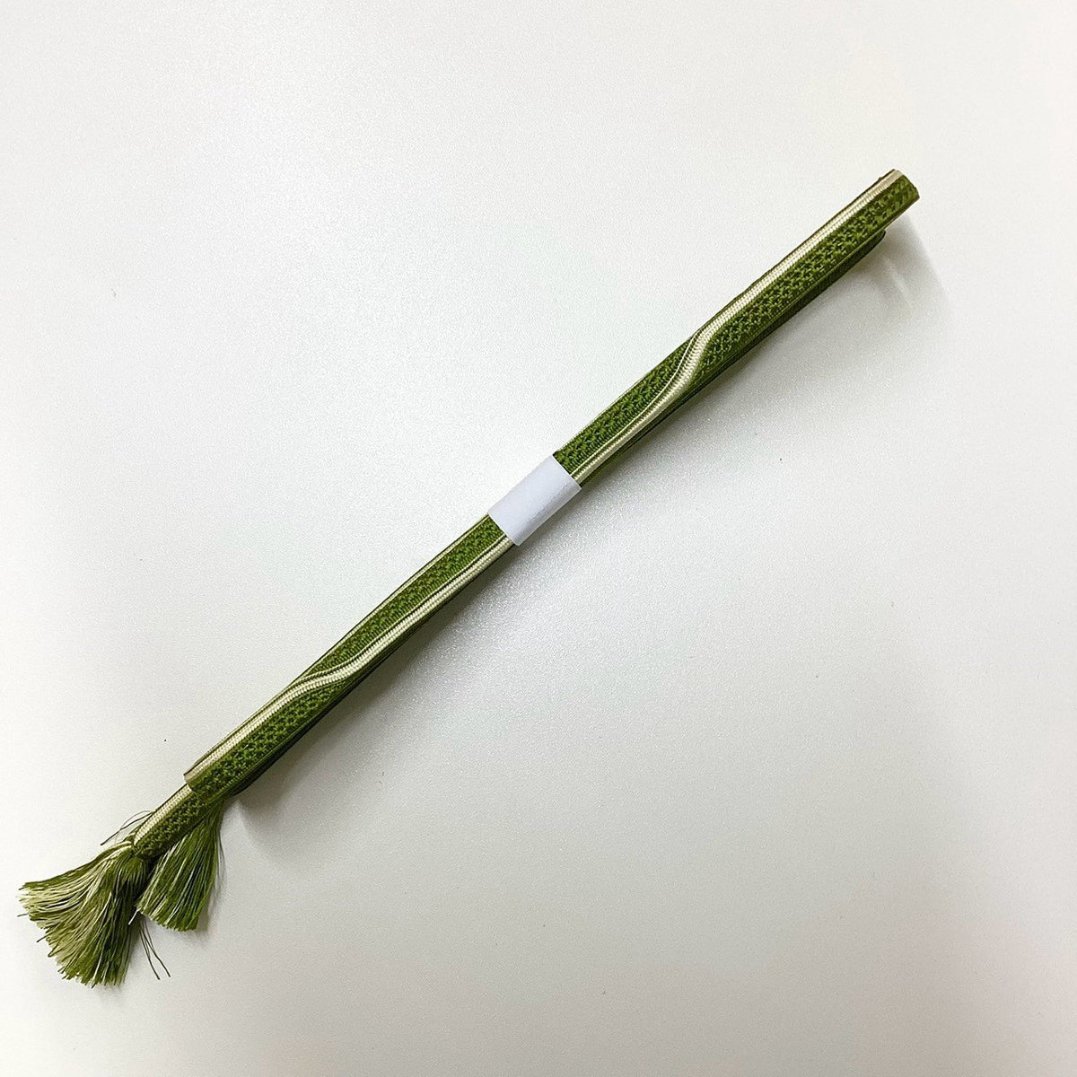 ［9269］帯締め 帯揚げ セット 草花流水 金銀彩  正絹 着物 帯絞め