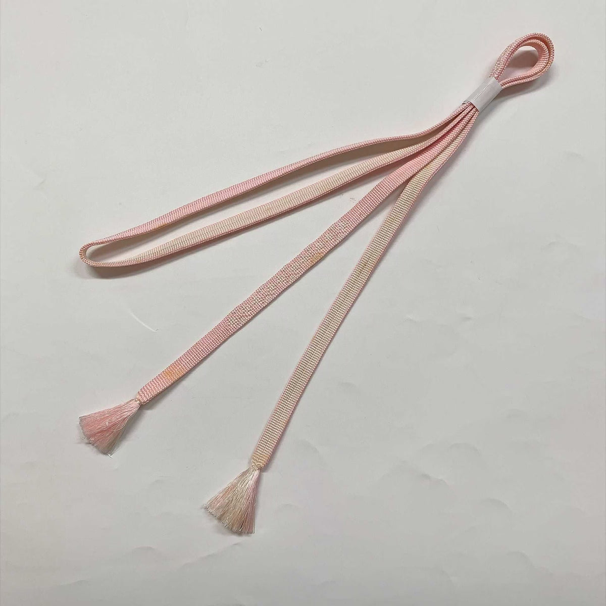 ［9893］帯締め 帯揚げ セット 草花流水文様 絞り 正絹 着物 帯絞め