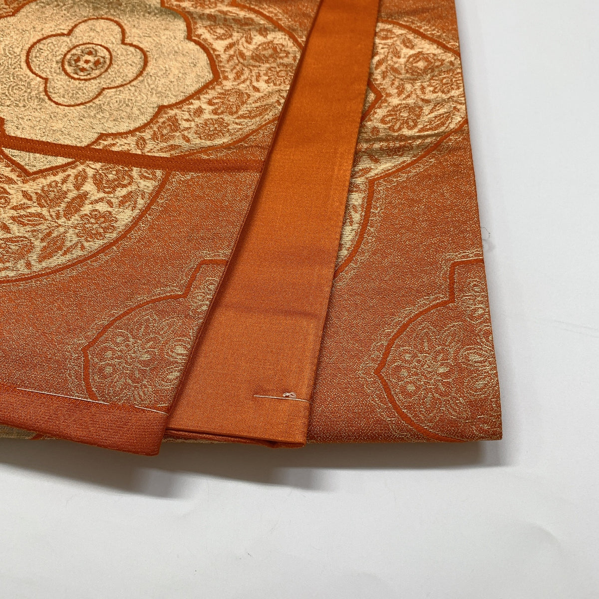 8938# Japanese Vintage Fukuro Obi Belt Kimono Fabric Silk Traditional
