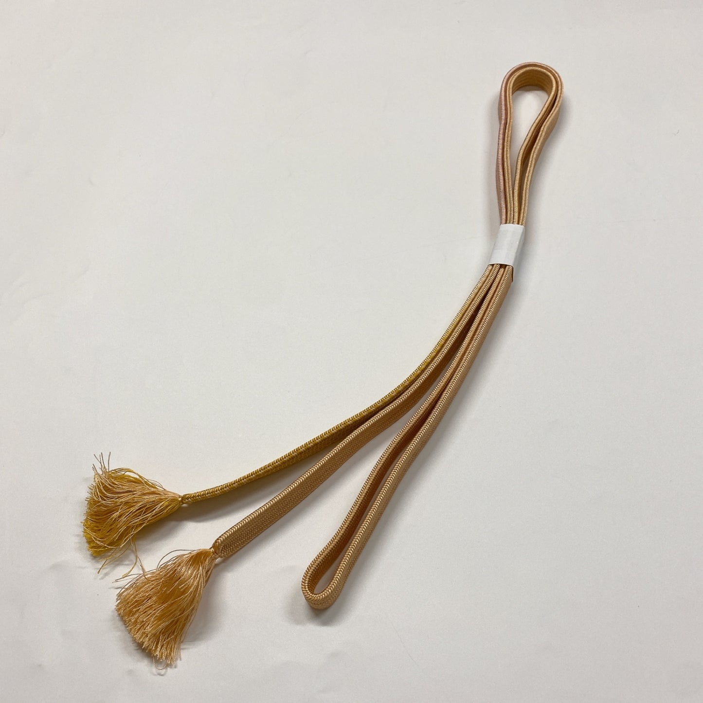 ［8354］帯締め 帯揚げ セット 草花文様 金彩 ぼかし 正絹 着物 帯絞め