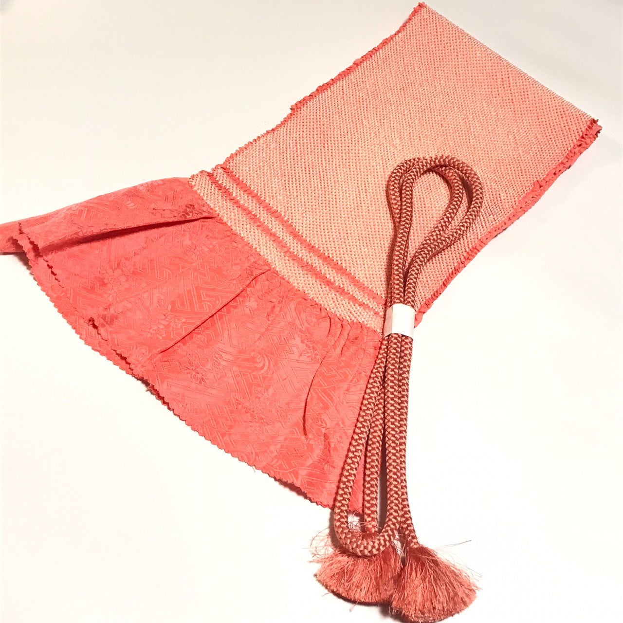 ［9977］帯締め 帯揚げ セット 美品 総絞り 正絹 着物 帯絞め 振袖 成人式