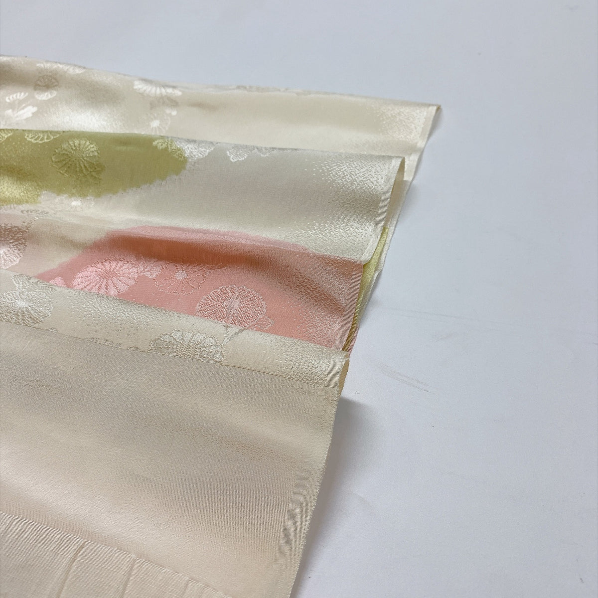 ［9780］帯締め 帯揚げ セット 花丸文様 正絹 着物 帯絞め