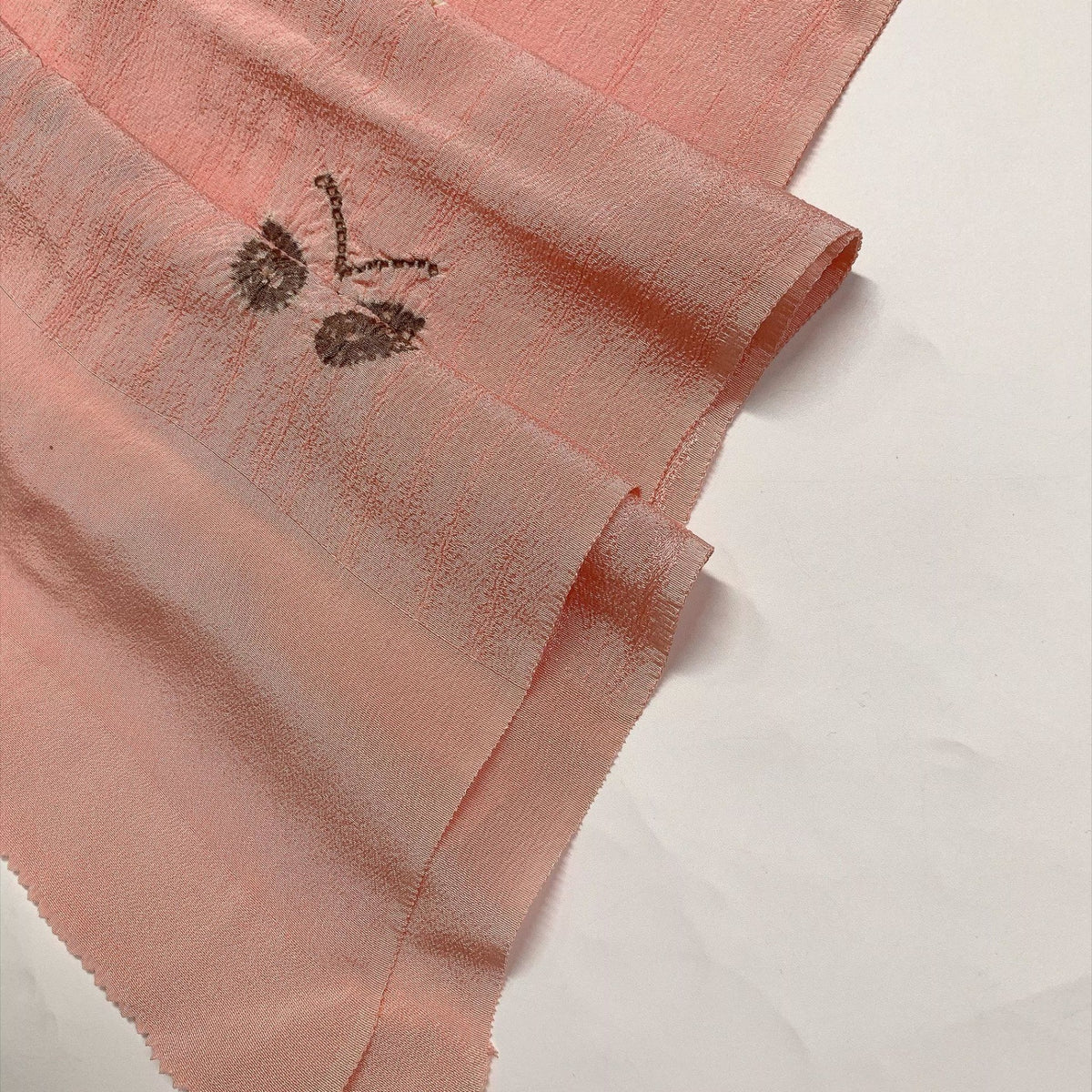 ［9883］帯締め 帯揚げ セット 草花文様 絞り 正絹 着物 帯絞め