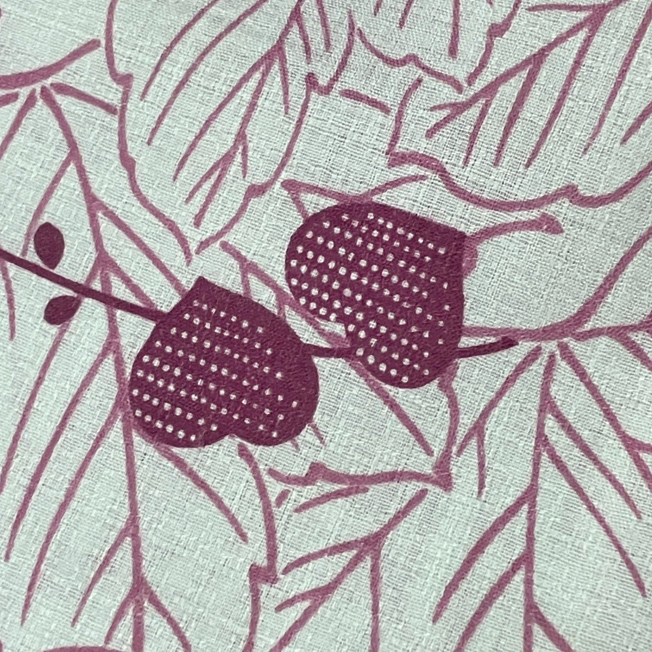 ［9092］浴衣 草葉文様 綿 レディース ゆかた リメイク