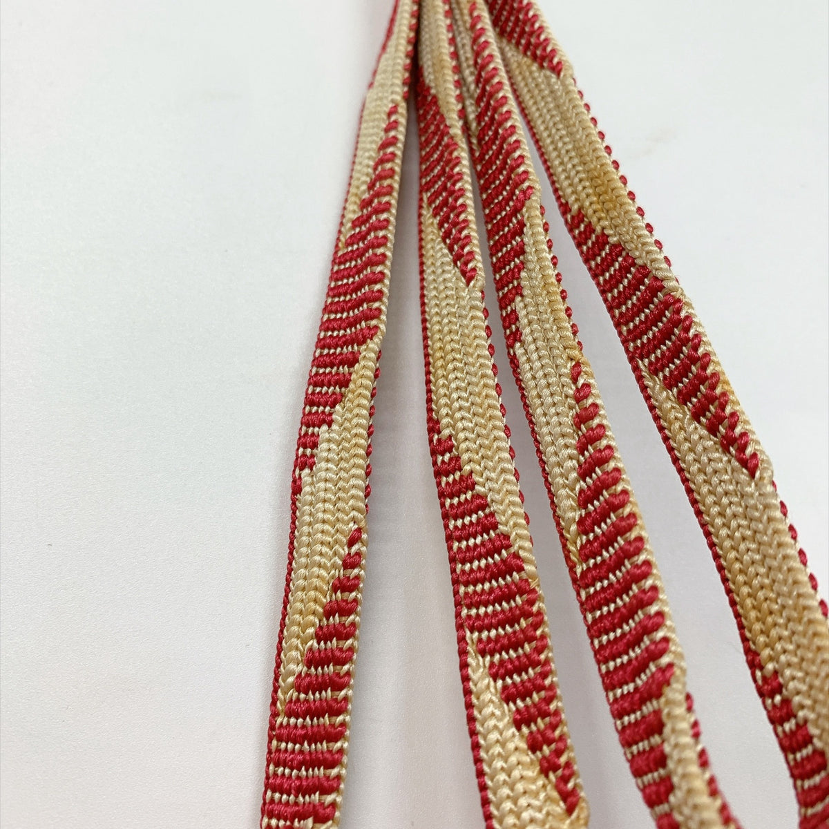 ［9786］帯締め 帯揚げ セット 草木文様 刺繍 正絹 着物 帯絞め