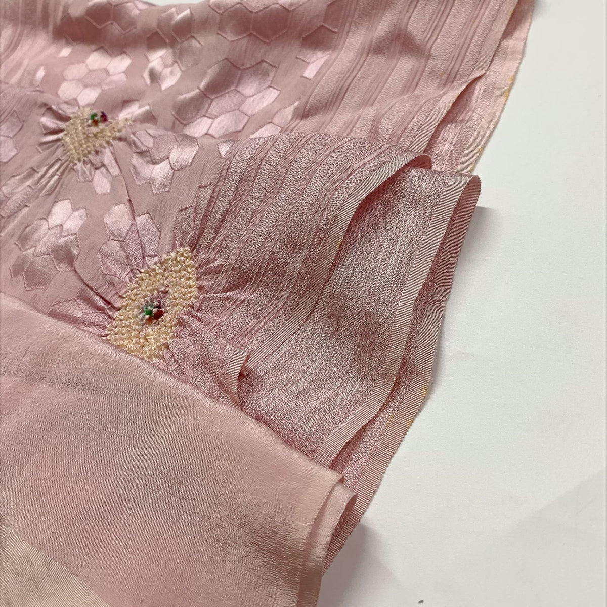 ［9875］帯締め 帯揚げ セット 花亀甲文様 絞り 正絹 着物 帯絞め