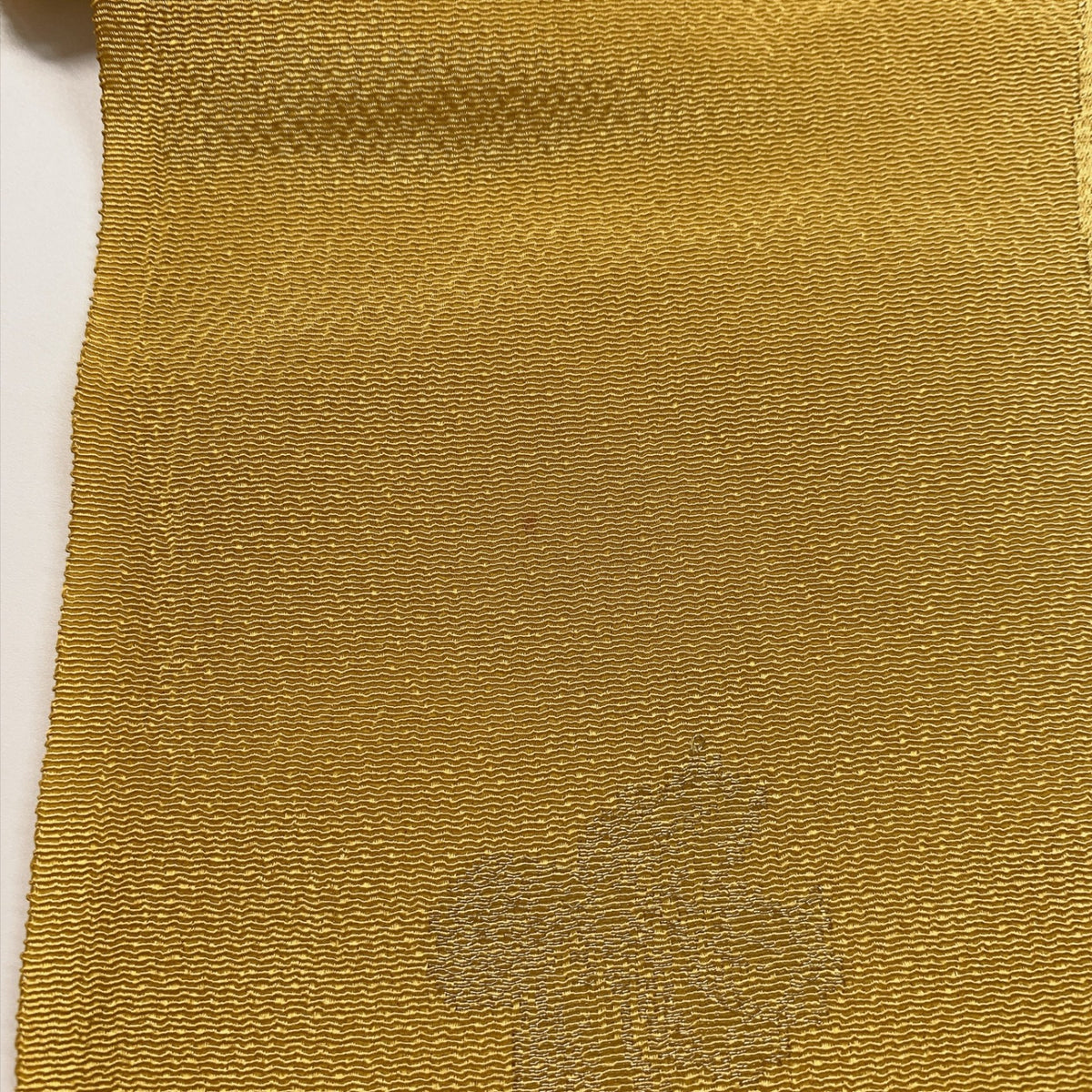 ［9306］帯締め 帯揚げ セット 草花文様 金通し地 正絹 着物 帯絞め