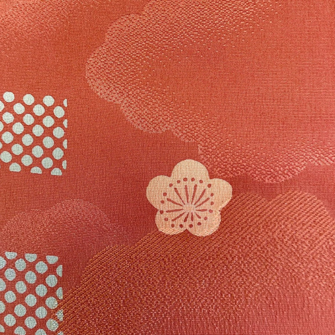 8201# Japanese Kimono Accessory Vintage Obiage and Obijime 2-piece Set Silk
