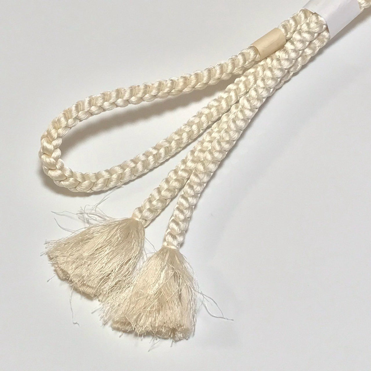 ［9953］帯締め 帯揚げ セット 美品 総絞り 白 正絹 着物 帯絞め 成人式 振袖