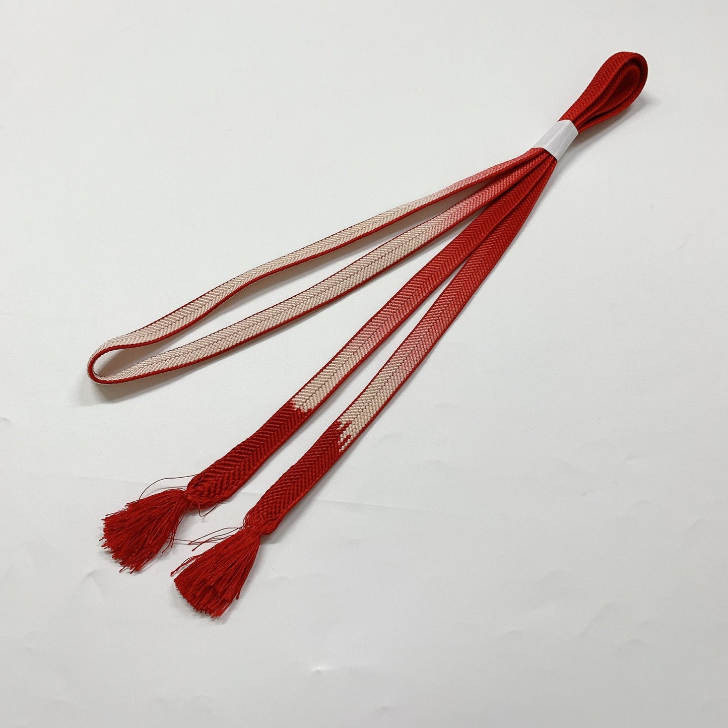 ［8399］帯締め 帯揚げ セット 露芝文様 ぼかし 正絹 着物 帯絞め