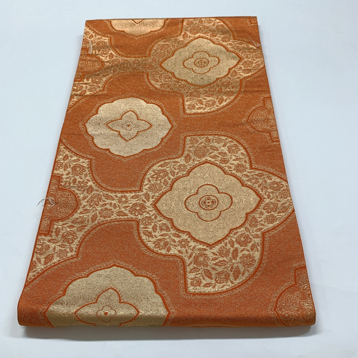 8938# Japanese Vintage Fukuro Obi Belt Kimono Fabric Silk Traditional