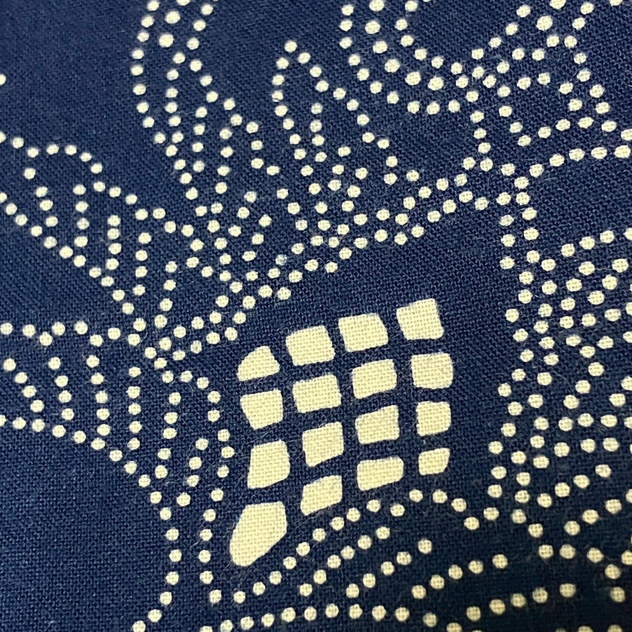 ［9120］浴衣 花唐草文様 ゆかた レディース 綿 リメイク