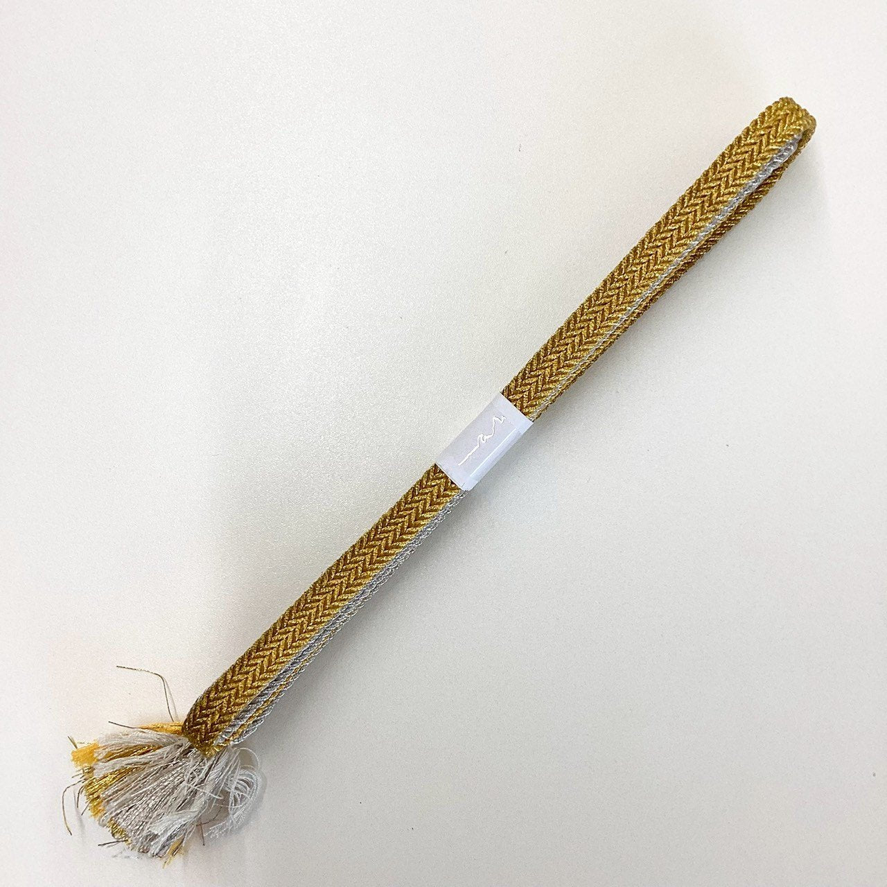 ［8258］帯締め 帯揚げ セット 菊霞文様 金銀糸 正絹 着物 帯絞め