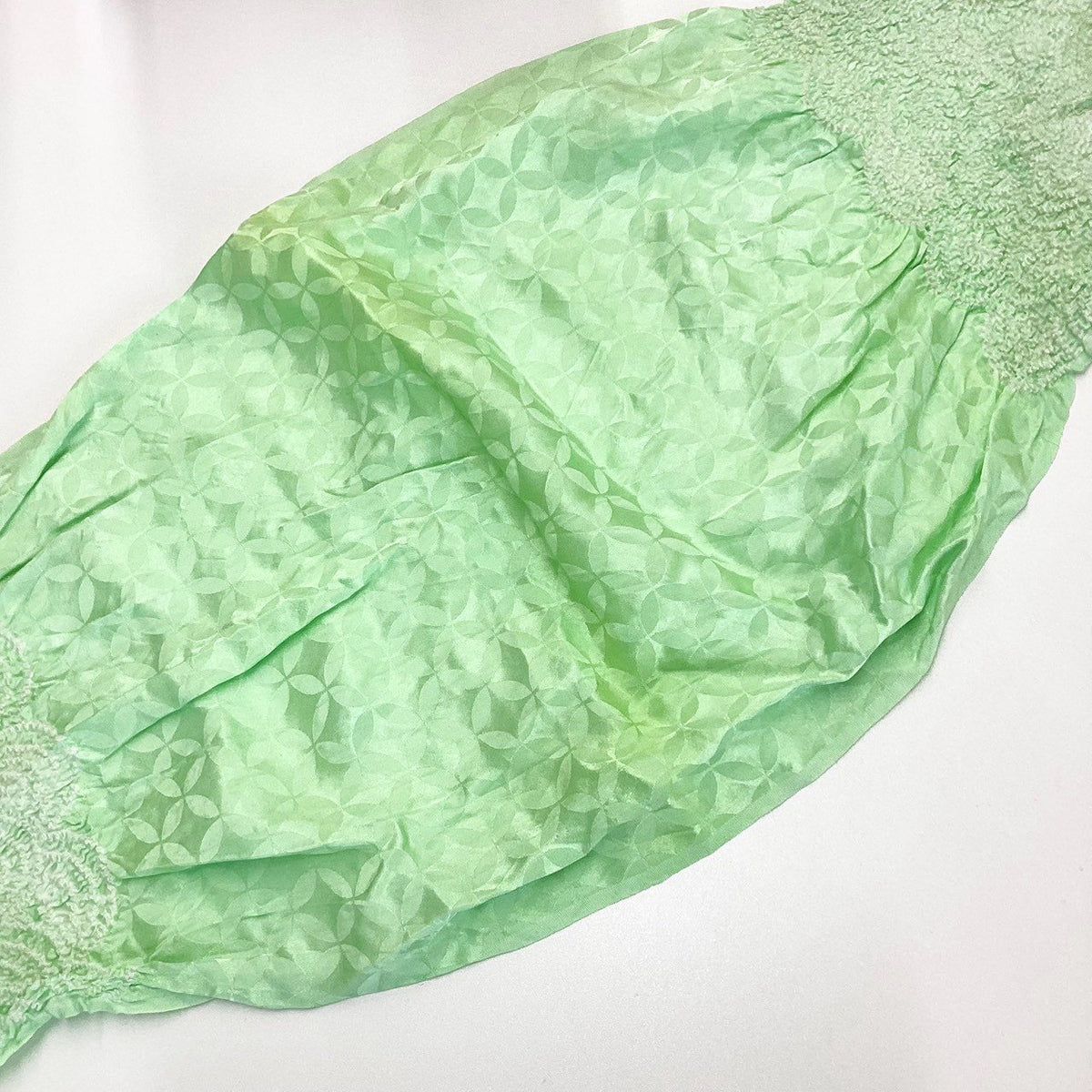 ［9733］帯締め 帯揚げ セット 絞り 青海波 正絹 着物 帯絞め