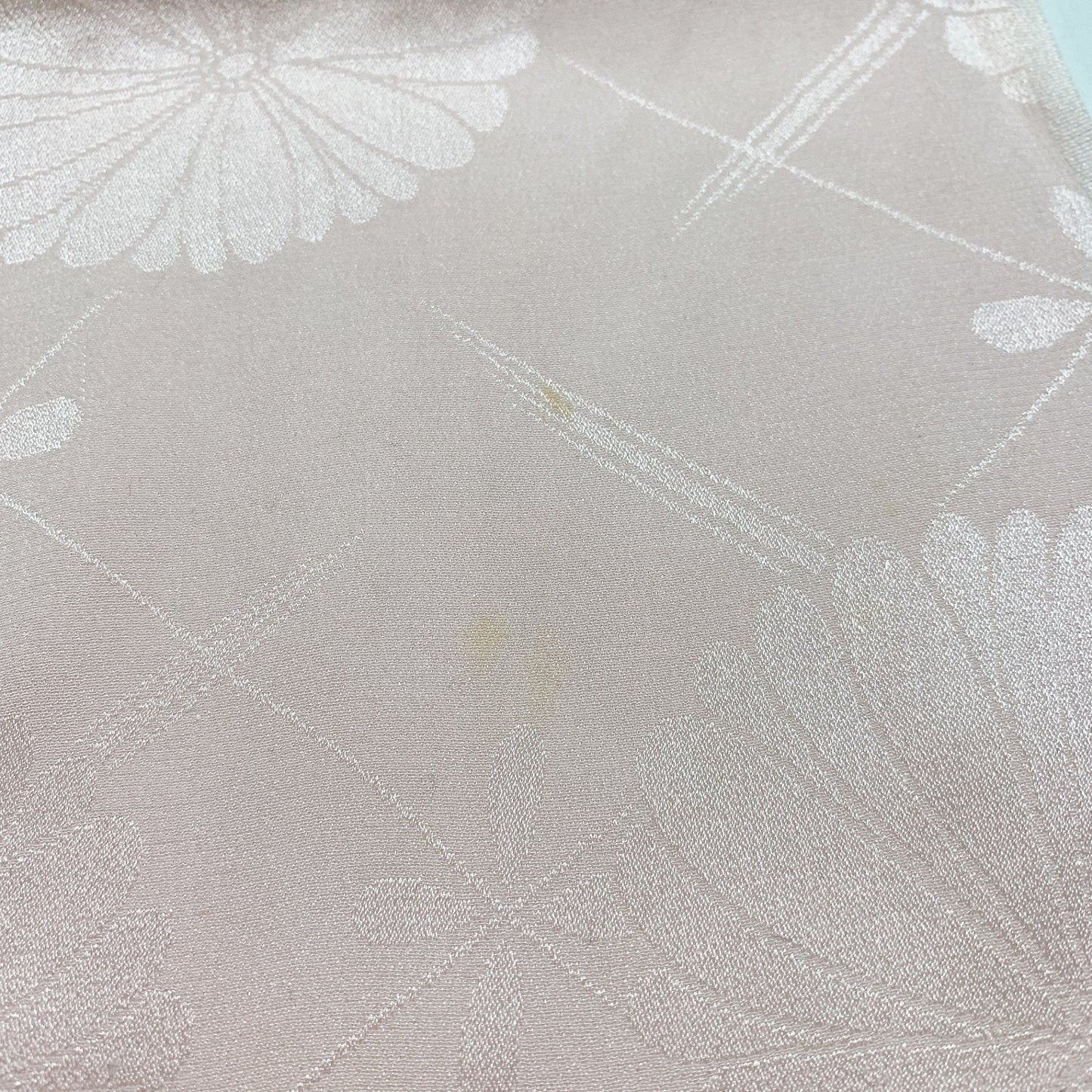［8406］帯締め 帯揚げ セット 菊花文様 正絹 着物 帯絞め
