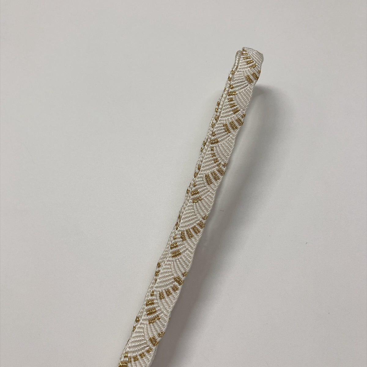 ［9810］帯締め 帯揚げ セット 梅文様 金糸 白 正絹 着物 帯絞め