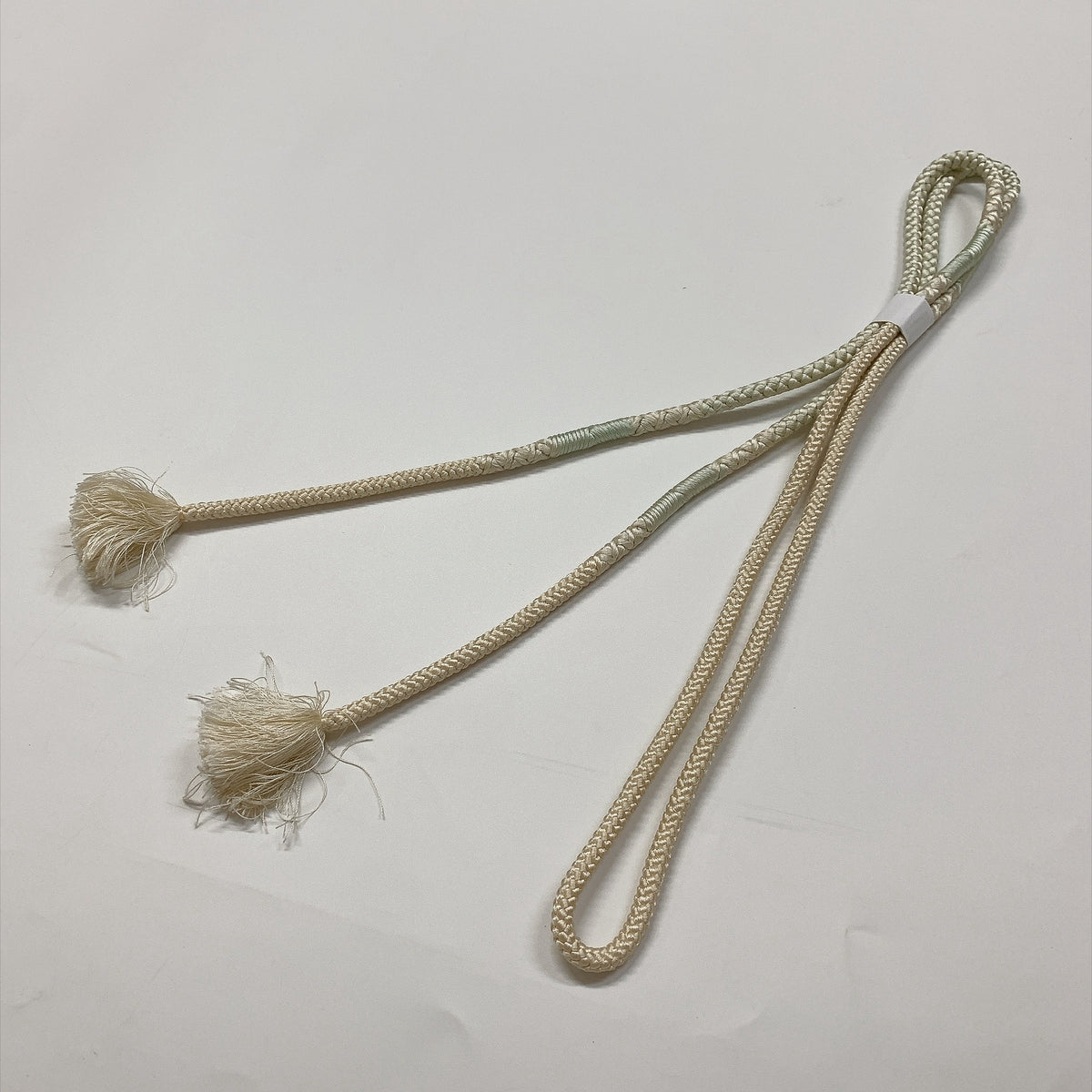 ［9299］帯締め 帯揚げ セット 花散らし ぼかし 縮緬 正絹 着物 帯絞め