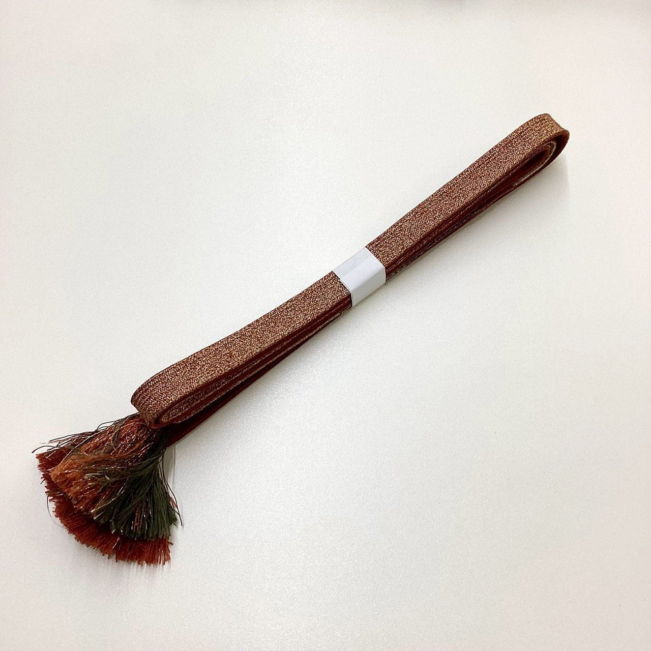 ［8526］帯締め 帯揚げ セット 梅文様 金糸 正絹 着物 帯絞め
