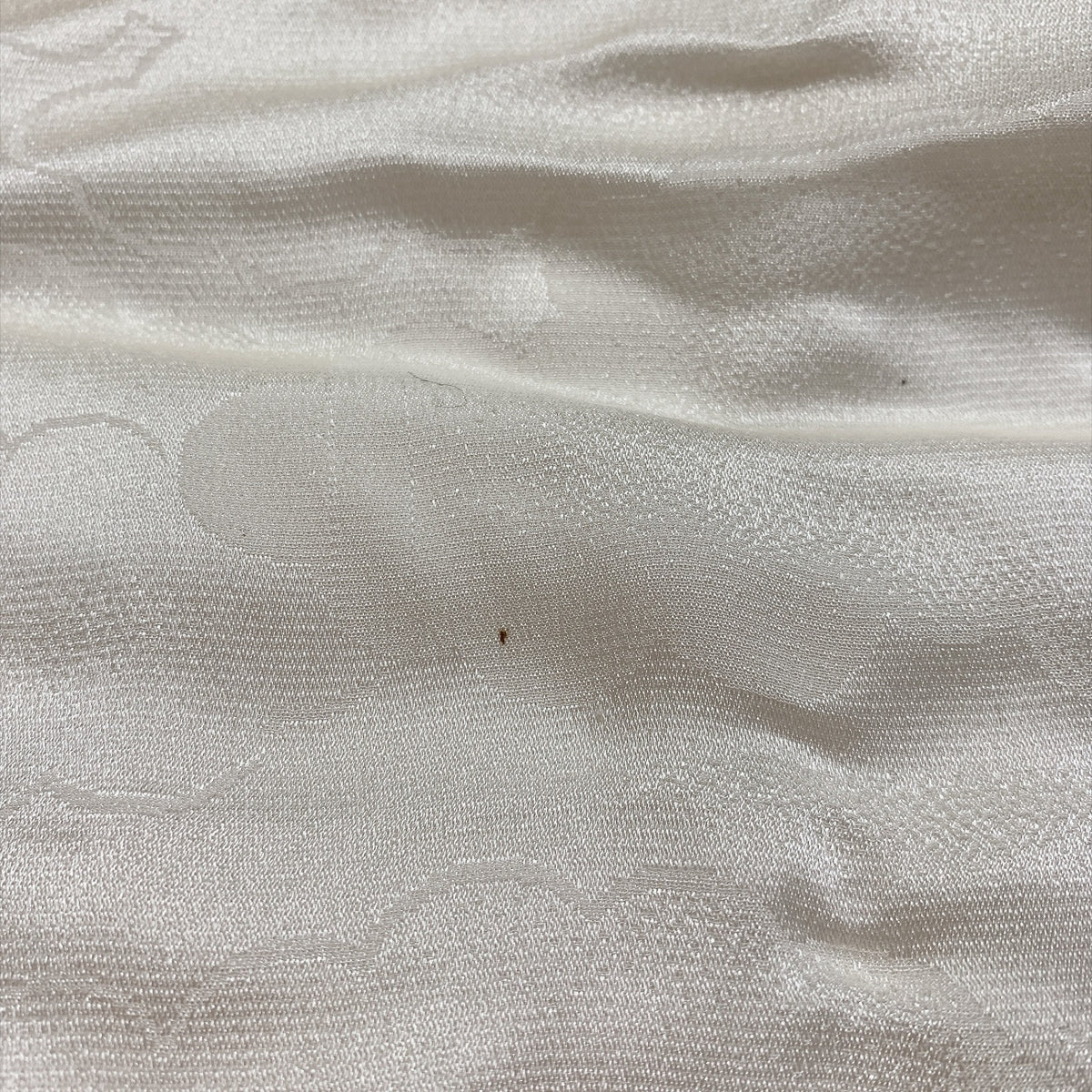 ［9799］帯締め 帯揚げ セット 雲取文様 白 正絹 着物 帯絞め