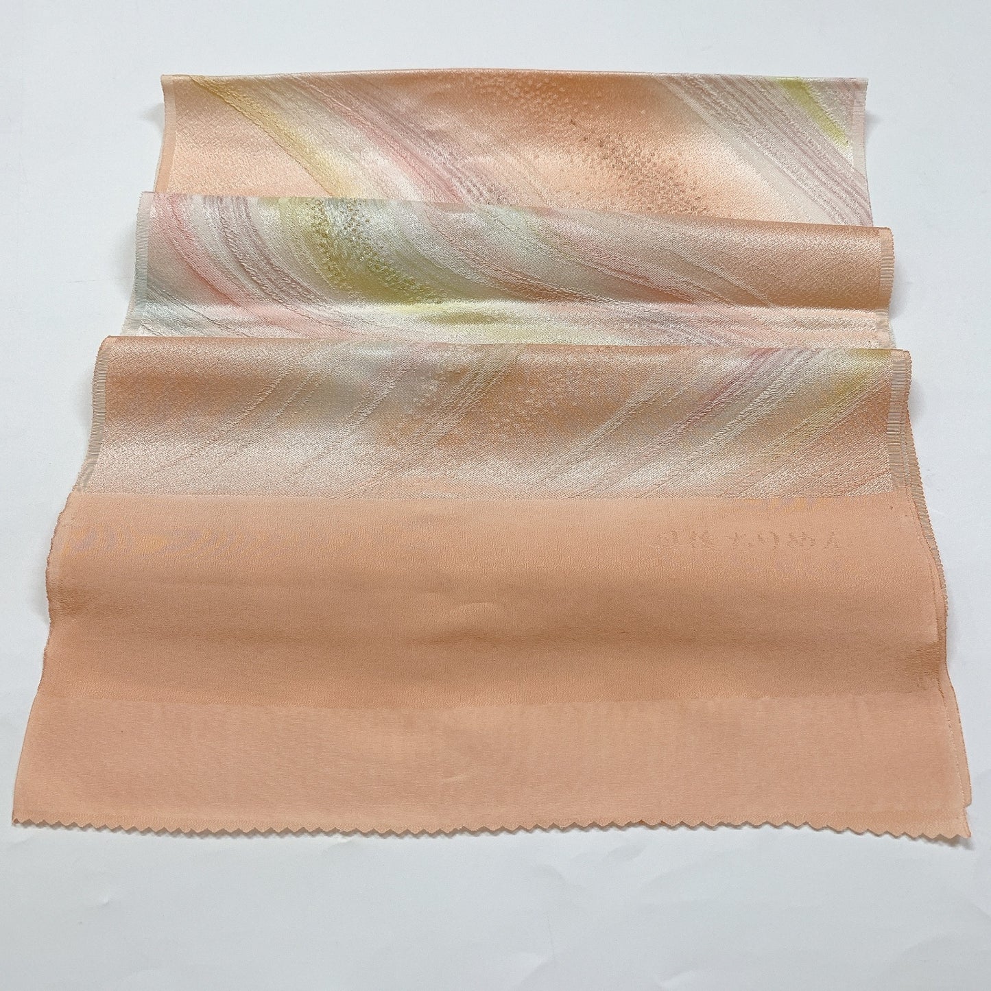 ［8675］帯締め 帯揚げ セット 流水文様 ぼかし 正絹 着物 帯締め