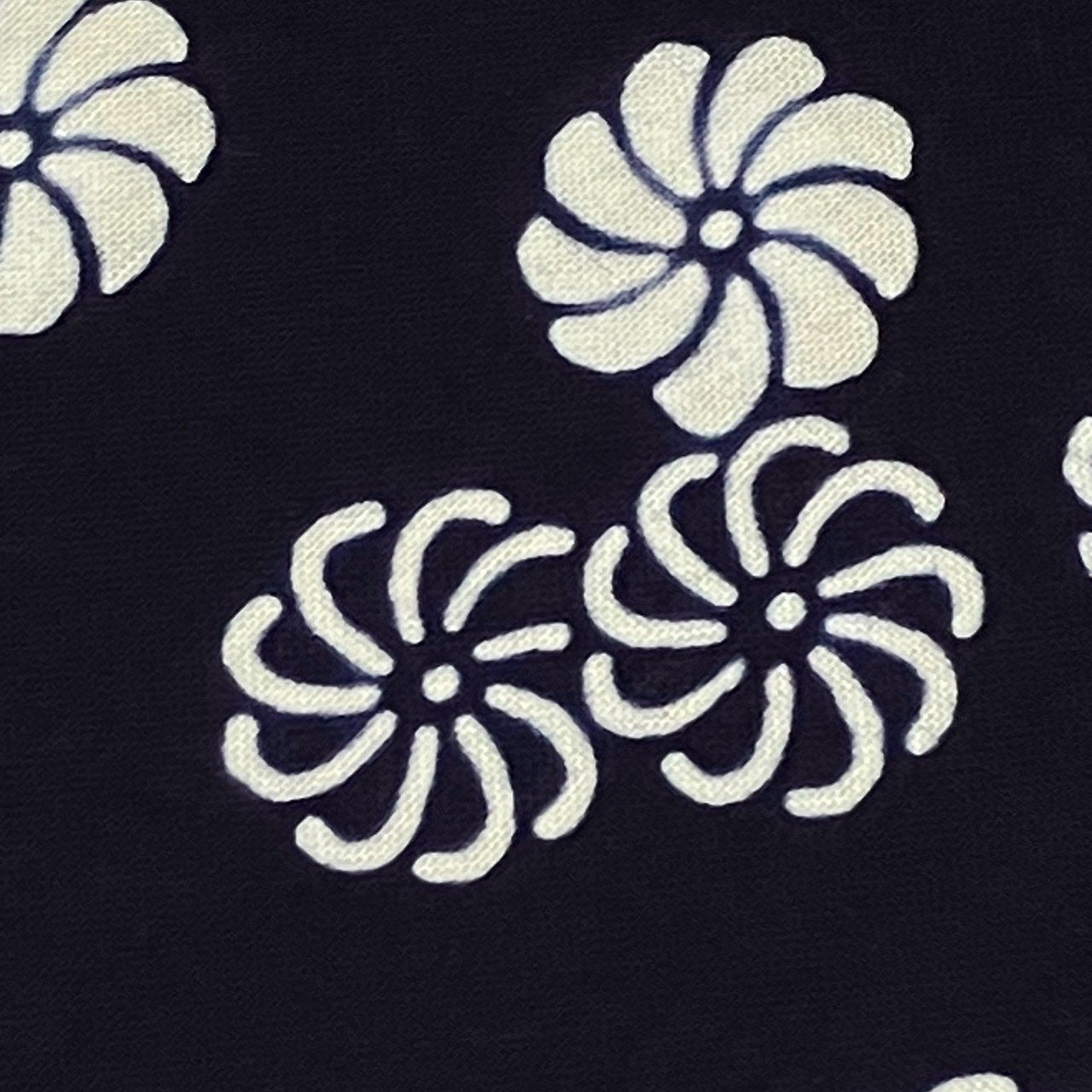 ［9502］浴衣 反物 綿 着尺 一反 ねじり菊