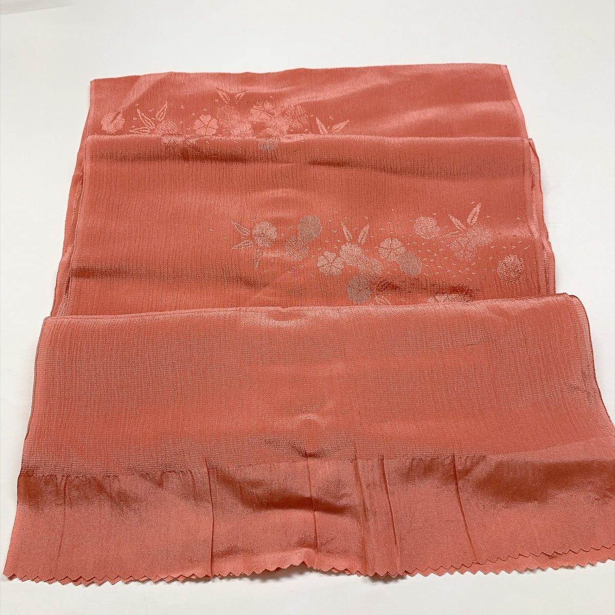 ［9790］帯締め 帯揚げ セット 草花文様 正絹 着物 帯絞め