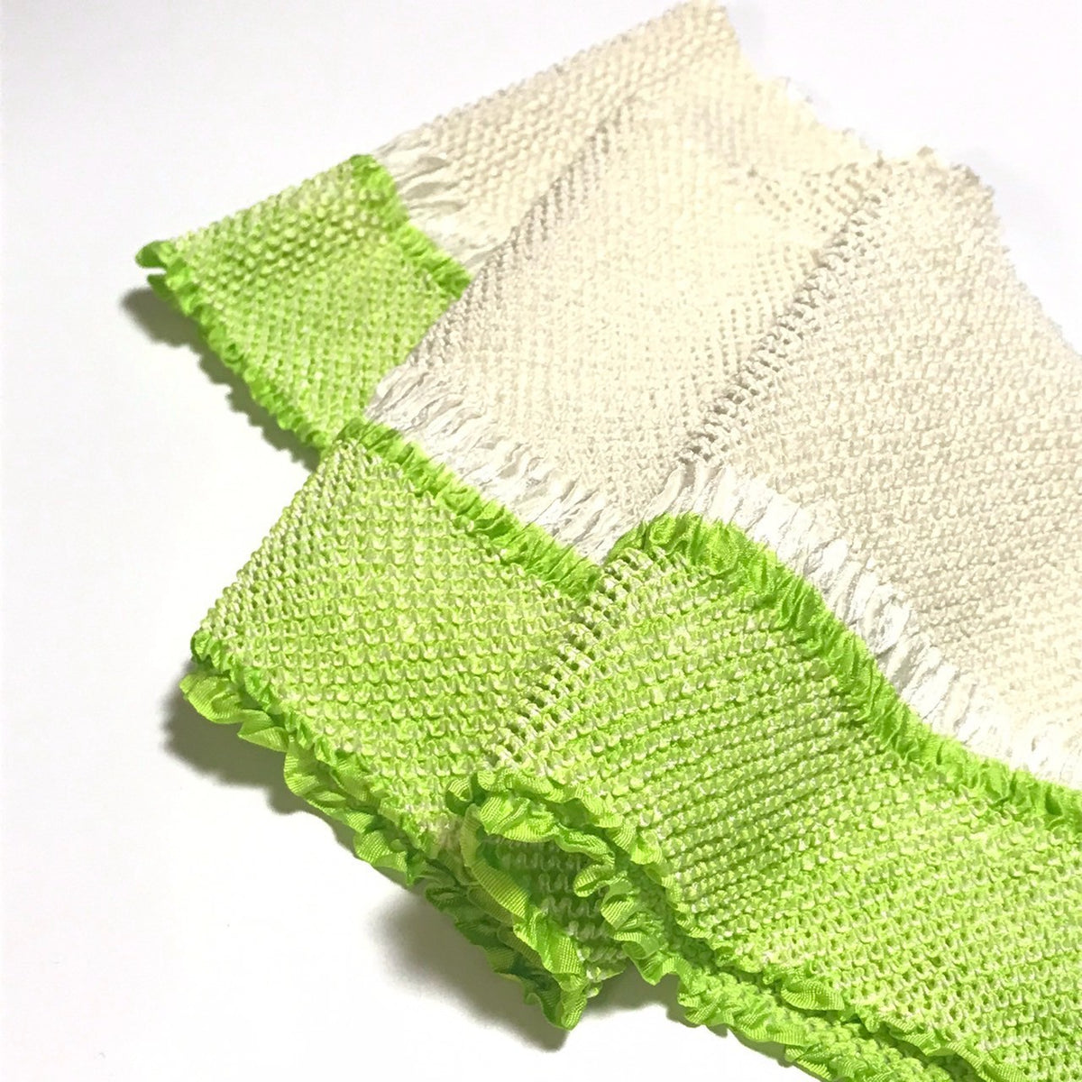 ［9955］帯締め 帯揚げ セット 美品 麻の葉模様 絞り 正絹 着物 帯絞め 成人式 振袖