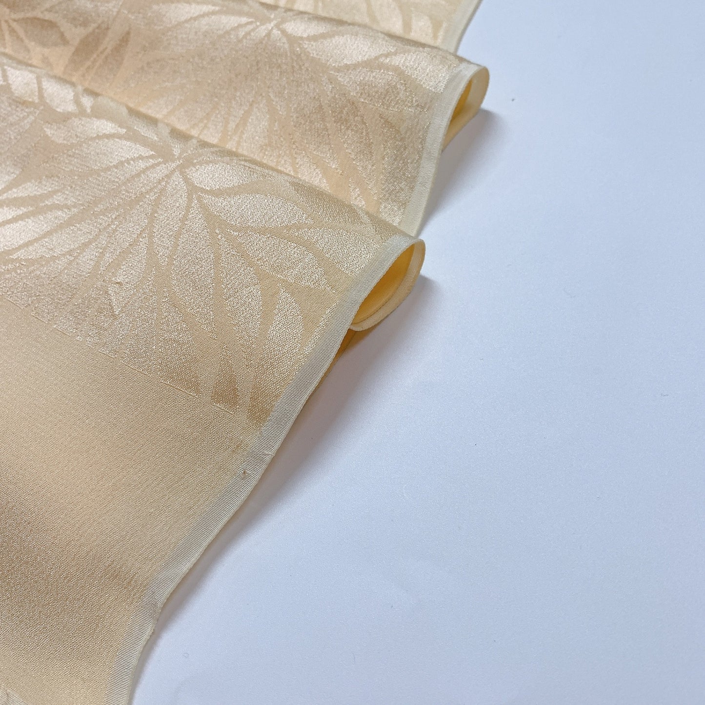8067# Japanese Kimono Accessory Vintage Obiage and Obijime 2-piece Set Silk