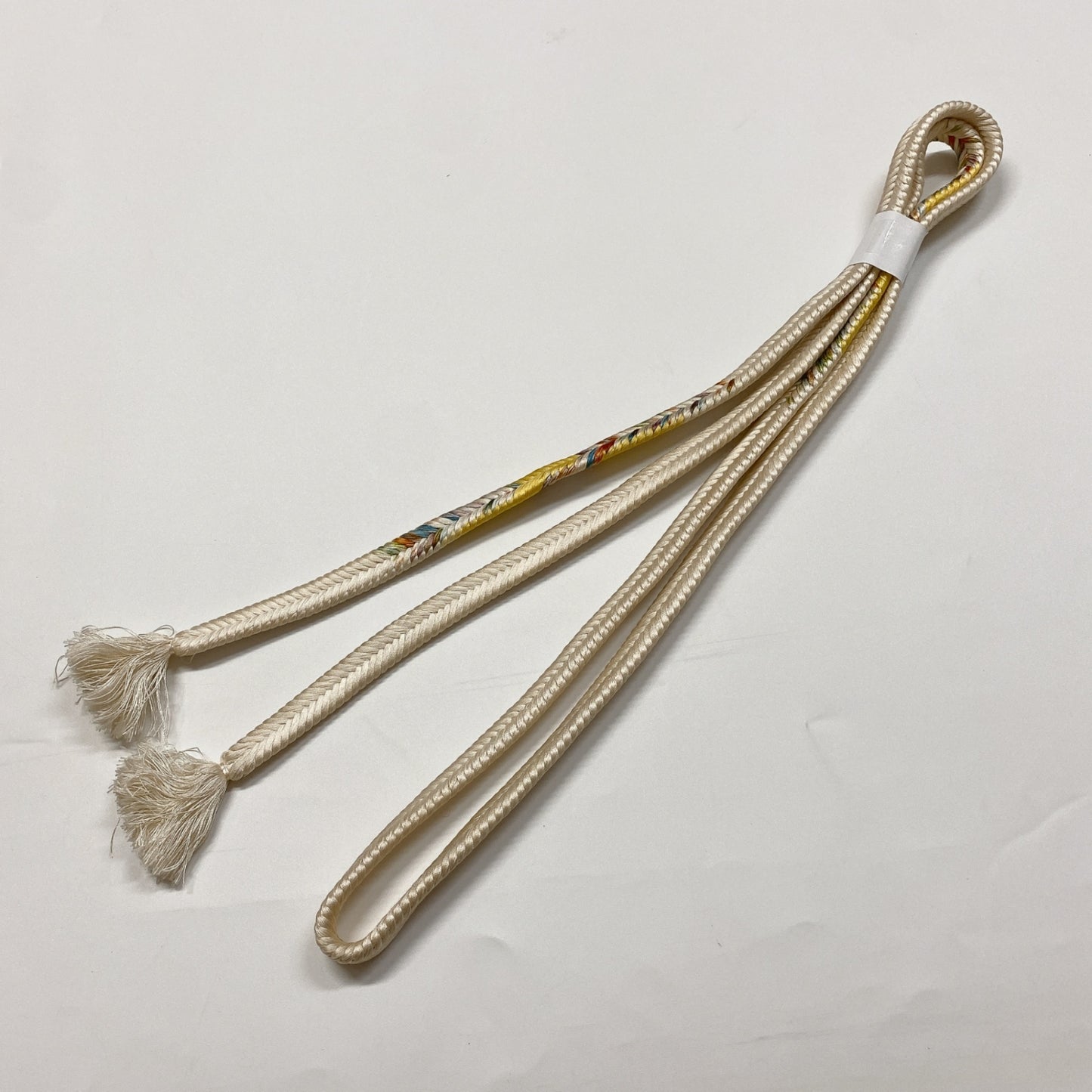 ［8619］帯締め 帯揚げ セット 扇亀甲地紋 絞り 正絹 着物 帯絞め
