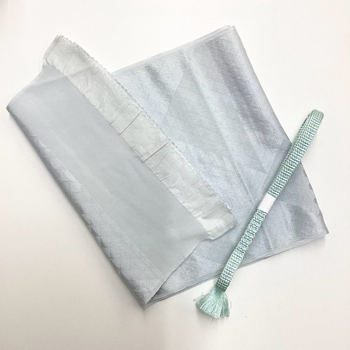 ［9267］帯締め 帯揚げ 鱗文様 逸品 セット 正絹 着物 帯絞め