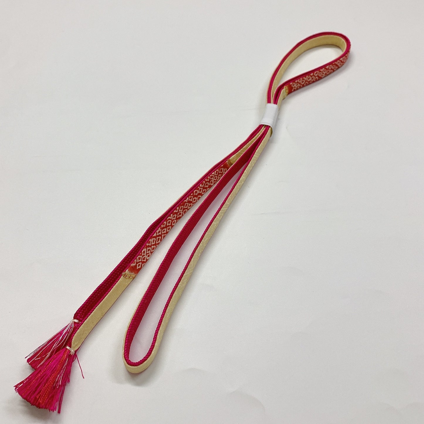 ［8680］帯締め 帯揚げ セット 楓露芝文様 ぼかし 正絹 着物 帯絞め