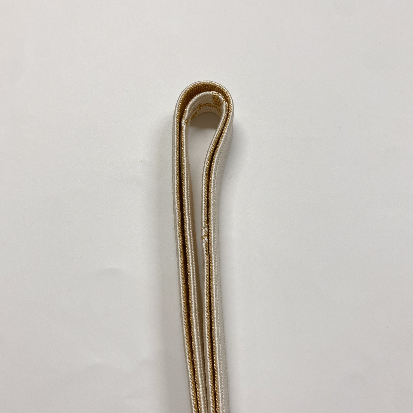 ［8349］帯締め 帯揚げ セット 舞鶴文様 縮緬 金彩 正絹 着物 帯絞め