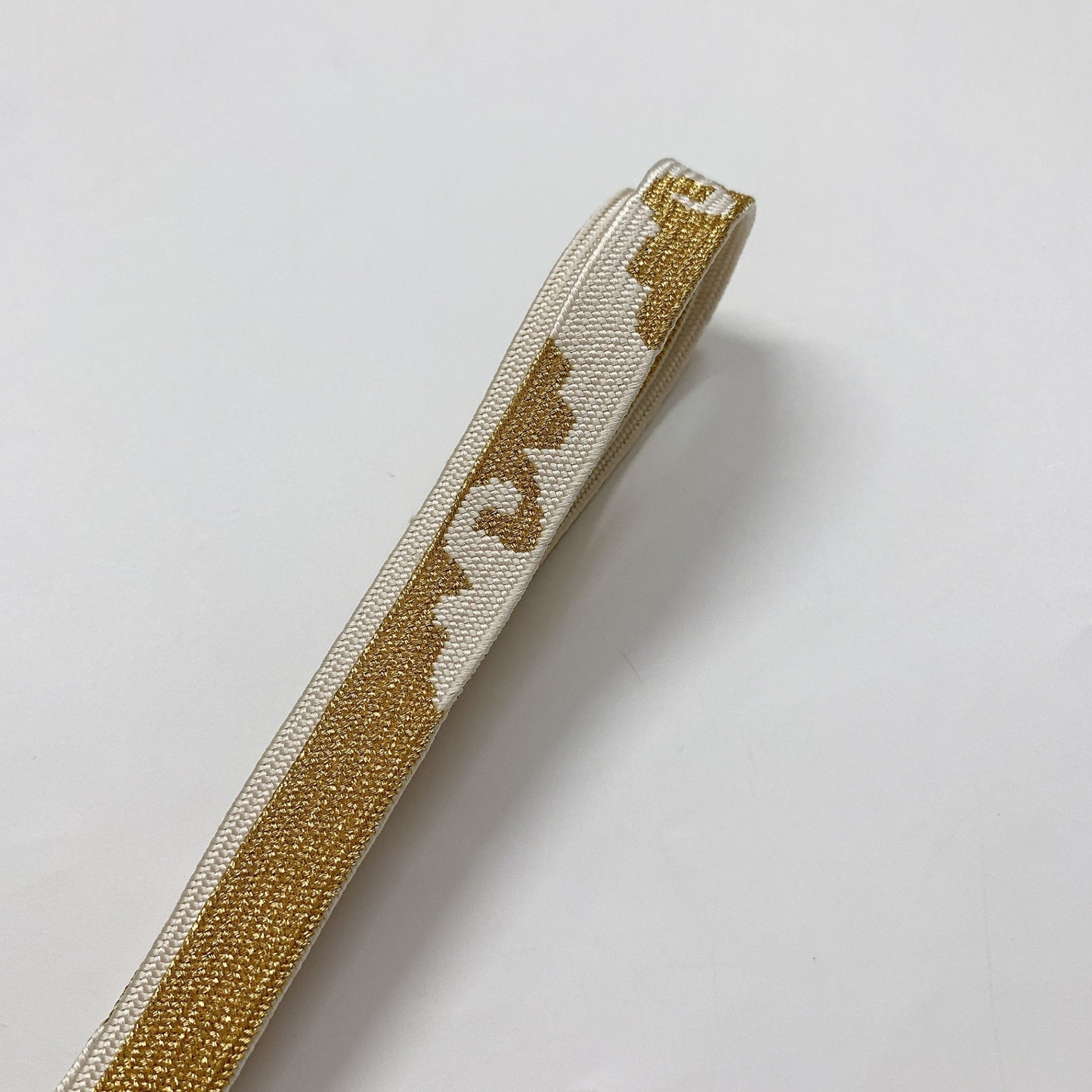 ［8704］帯締め 帯揚げ セット 束ね熨斗目文様 金糸 正絹 着物 帯絞め