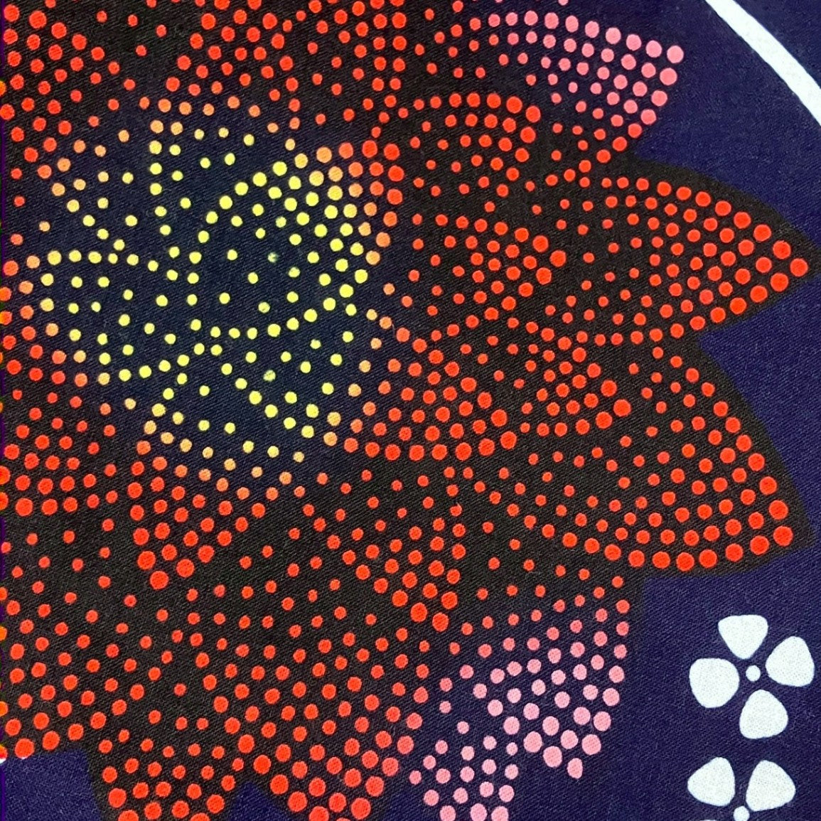 ［9448］浴衣 美品 草花文様 ゆかた レディース リメイク 綿