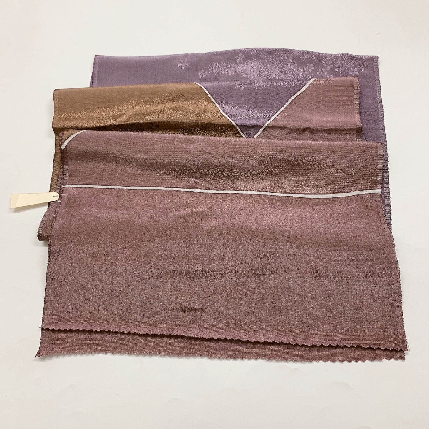 9012# Japanese Kimono Accessory Vintage Obiage and Obijime 2-piece Set Silk