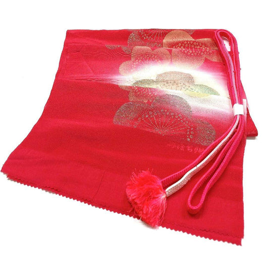 3645# Japanese Kimono Accessory Vintage Obiage and Obijime 2-piece Set Silk