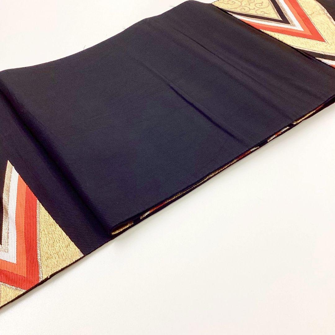 4992# Japanese Vintage Fukuro Obi Belt Kimono Fabric Silk Traditional Untailored
