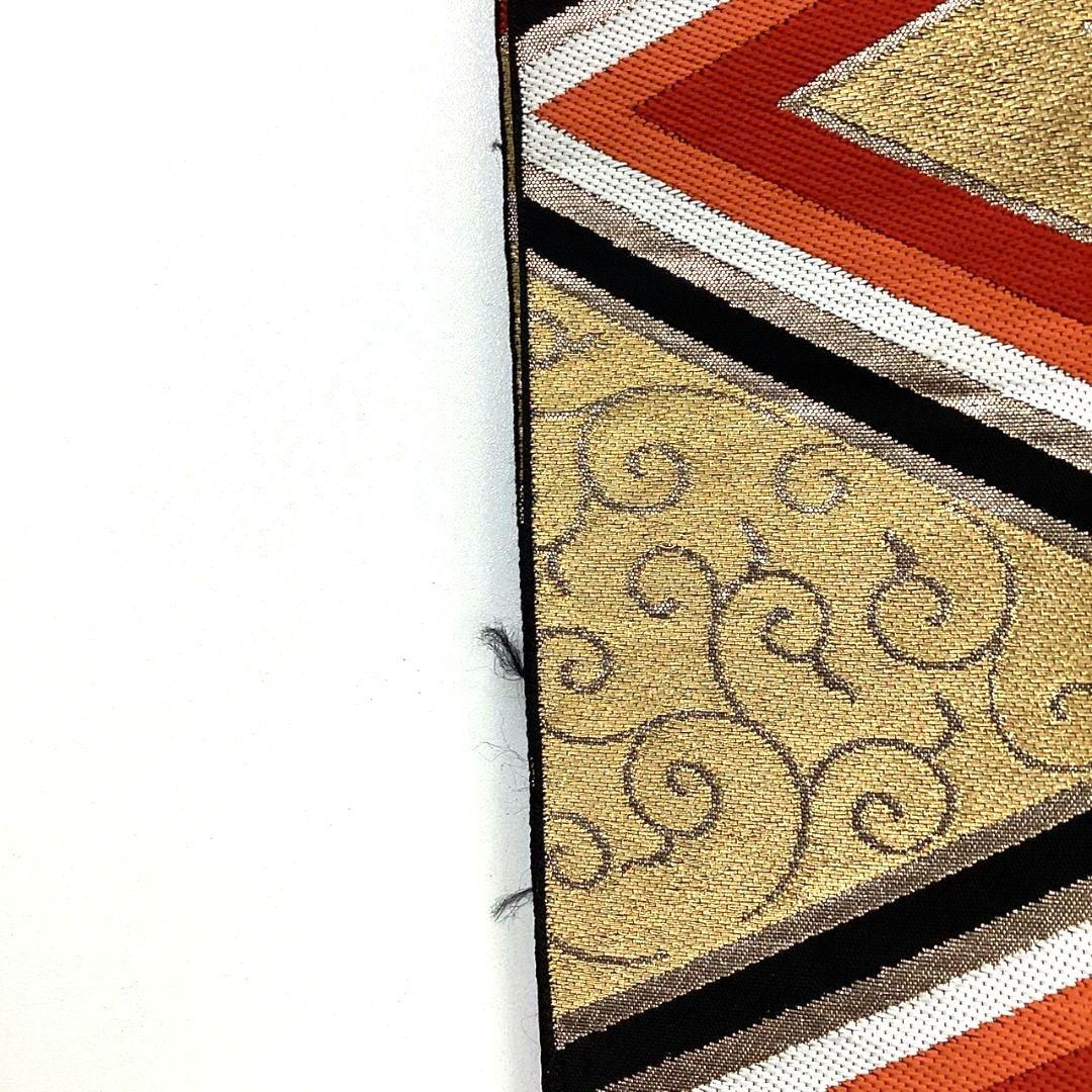 4992# Japanese Vintage Fukuro Obi Belt Kimono Fabric Silk Traditional Untailored