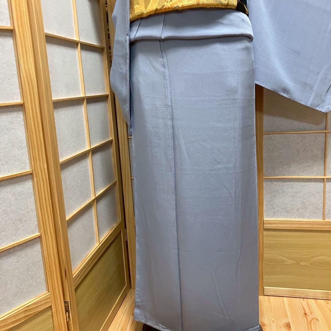 5790# Japanese Kimono Vintage Womens Silk Fabric Robe Kimono only sold Unused