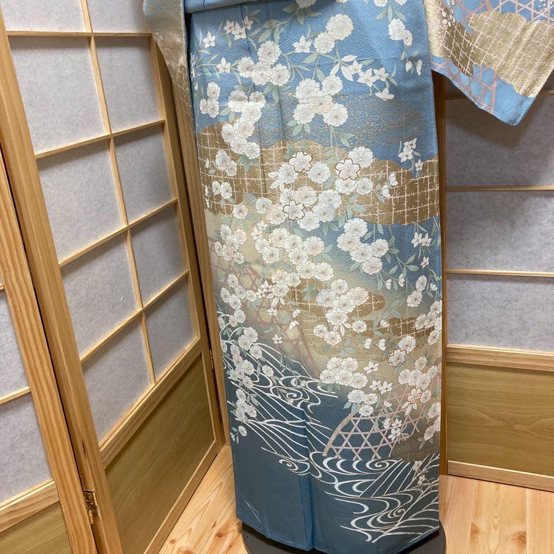 3934# Japanese Kimono Vintage Womens Silk Fabric Robe Kimono only sold