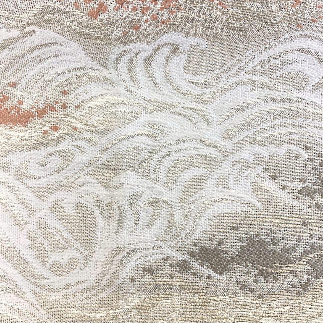 5258# Japanese Vintage Fukuro Obi Belt Kimono Fabric Silk Traditional