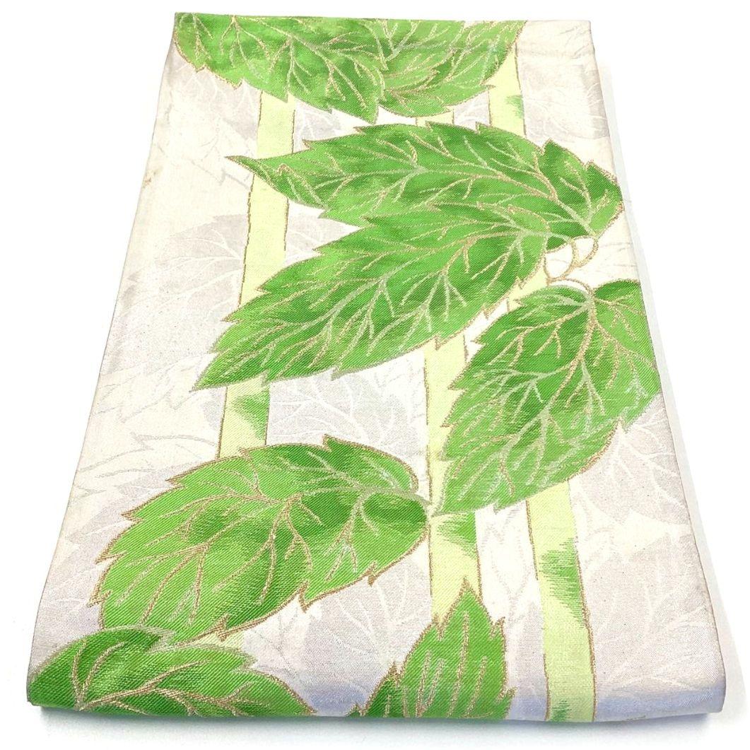 4901# Japanese Vintage Fukuro Obi Belt Kimono Fabric Silk Traditional